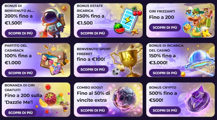 Astrozino Casino bonus