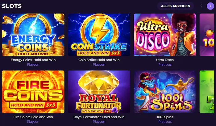 Astrozino Casino spiele